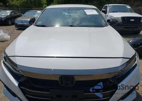 2021 Honda Accord Sport из США, поврежденный, VIN 1HGCV1F3XMA109881